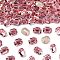 Preciosa® MAXIMA Crystal Fancy Stones, Czech Crystal, 435 34 222 Octagon, Dura Foiling, 70020 Light Rose, 8x6mm