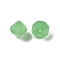 Transparent Imitation Austrian Crystal K9 Glass Beads, Faceted, Bicone, Light Green, 8x8mm, Hole: 1mm