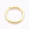 Alloy Split Key Rings, Keychain Clasp Findings, Golden, 32~33x2.5mm, Inner Diameter: 26mm