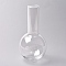 Glass Beaker, Long Neck Round Bottom Boiling Flask, Chemical Laboratory Equipment, Clear, 16.2cm, Capacity: 250ml