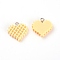 Resin Pendants, with Platinum Iron Loop, Heart, Wheat, 21x22x5mm, Hole: 1.8mm