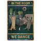 Globleland Tanzende Katzen AJEW-WH0189-041-1