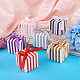 Magibeads 60 Sets 6 Farben quadratisch faltbare kreative Geschenkbox aus Papier CON-MB0001-06-5