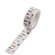DIYスクラップブック装飾紙テープ  マスキングテープ  サボテン  ホワイト  15mm  5m /ロール（5.46ヤード/ロール） DIY-F016-P-22-1