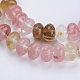 Tigerskin Glass Beads Strands G-P354-17-8x5mm-3