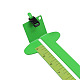 DIYパラシュートコードブレスレット  ステンレスフレームパラシュートコードジグ付き  ランダムカラーパラシュートコード  プラスチックの留め金  春の緑  38.3x9.8x5.5cm TOOL-WH0042-03A-2