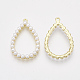 ABS Plastic Imitation Pearl Pendants X-PALLOY-T071-022-2