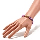Polymer Clay Heishi Beads Stretch Bracelet for Women BJEW-JB07207-4