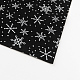Снежинка с рисунком из ткани без ткани DIY-R054-01-2