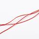 赤のストレッチ弾性ビーズワイヤー文字列  1mm  約10.93ヤード（10m）/ロール X-EW-S002-01-2