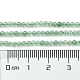 Природный зеленый бисер пряди клубники кварца G-Z034-A02-01-4