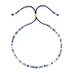 Bracelet coulissant en perles de verre JA6389-3-1