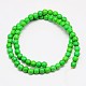 Synthetic Turquoise Beads Strands X-TURQ-G106-4mm-02B-2
