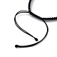 (Schmuckpartys im Fabrikverkauf) Unisex-Armbänder mit verstellbaren Nylonfäden und geflochtenen Perlen BJEW-JB05422-11