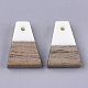 Colgantes de resina & madera RESI-S358-52K-2