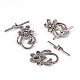 Tibetan Style Alloy Toggle Clasps LF0677Y-4