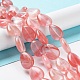 Cherry Quartz Glass Beads Strands G-L242-18-2