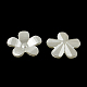 Flower ABS Plastic Imitation Pearl Cabochons OACR-R016-54-1