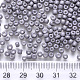 8/0 Baking Paint Glass Round Seed Beads SEED-S036-01B-09-3