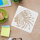 Plastic Reusable Drawing Painting Stencils Templates DIY-WH0172-172-3