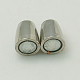 Brass Magnetic Clasps KK-C3036-16x7mm-N-FF-3