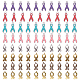 SUNNYCLUE 1 Box 80Pcs 8 Styles Alloy Ribbon Pendants Breast Cancer Awareness Dangle Charms Bead for Bracelet Pendant Jewelry Making Mixed Colors for Crafting Supplies Jewelry Findings Making Accessory TIBEP-SC0001-17-1