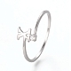 925 кольцо-манжета из серебра [925] пробы с родиевым покрытием STER-D033-01X-P-3