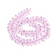 Electroplate Glass Faceted Teardrop Beads Strands EGLA-D014-36-2
