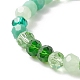 Bracelets pour enfants en perles de verre à facettes de couleur dégradée BJEW-JB09173-6