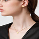 Комплекты из ожерелий и серег-гвоздиков из хирургической нержавеющей стали 316L&nbsp;SJEW-LP0001-39-1