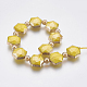 Chapelets de perles en verre opaques EGLA-I007-10G-2