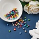 120Pcs Opaque Glass Beads Strands EGLA-YW0001-23-5