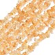 Природный желтый кварц нитей бисера G-K400-A01-5x8-2