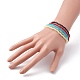 Clear Crystal Glass Seed Beads Stretch Bracelet for Teen Girl Women BJEW-JB07107-4