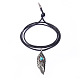 Alloy Pendant Necklaces NJEW-F235-07AS-4
