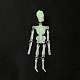 Ciondoli scheletro in pvc luminoso di halloween HJEW-B007-01-2