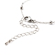 Handmade Brass Satellite Chain Bracelets Making Accessories X-AJEW-JB01025-01-4
