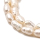 Нити из натурального культивированного пресноводного жемчуга PEAR-I007-01P-03B-4