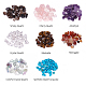 Pandahall circa 800 pz 8 stili chip pietre preziose perline pezzi frantumati lunghezza pietra 4-12 mm per la creazione di gioielli G-PH0001-01-3