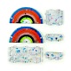 Stampi portapenne in silicone alimentare arcobaleno SIMO-PW0006-036-2
