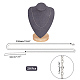 Nbeads 20 Stück 304 Edelstahl-Kabelketten-Halsketten-Set für Männer und Frauen STAS-NB0001-78-2