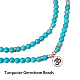 SUNNYCLUE 1 Bag DIY 108 Mala Prayer Beads Wrap Bracelets Necklace Making Kit Natural Turquoise Gemstone 8mm Jewelry Starter Kit DIY-SC0005-47-4