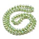 Brins de perles de verre à plaque de couleur ab EGLA-P051-02A-A-4