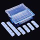 Benecreat 15 compartimentos rectángulo plástico recipientes de almacenamiento de cuentas DIY-BC0010-61-4