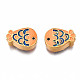 Emaille-Perlen aus Zahnstangenbeschichtung ENAM-N056-037C-2