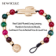 (vente d'usine de fêtes de bijoux) bracelets en perles d'alliage BJEW-Q695-06MG-NR-5