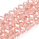 Electroplate Glass Beads Strands EGLA-A034-T1mm-A34-1