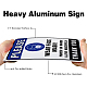 Segnali di avvertimento in alluminio UV protetti e impermeabili AJEW-GL0001-05C-01-4