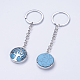 Synthetic Turquoise Keychain KEYC-E023-02H-2