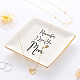 CREATCABIN Porcelain Square Jewelry Holder AJEW-CN0001-06A-5